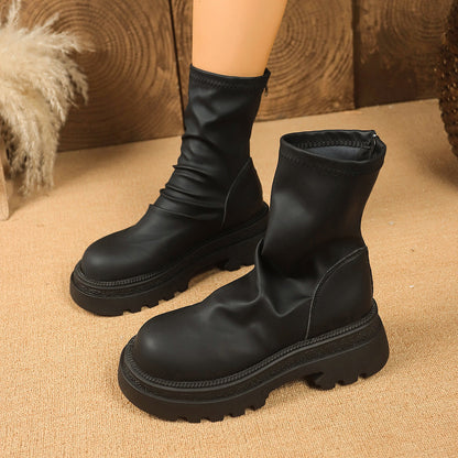 Bottines Femme Hiver Doublées Robustes
