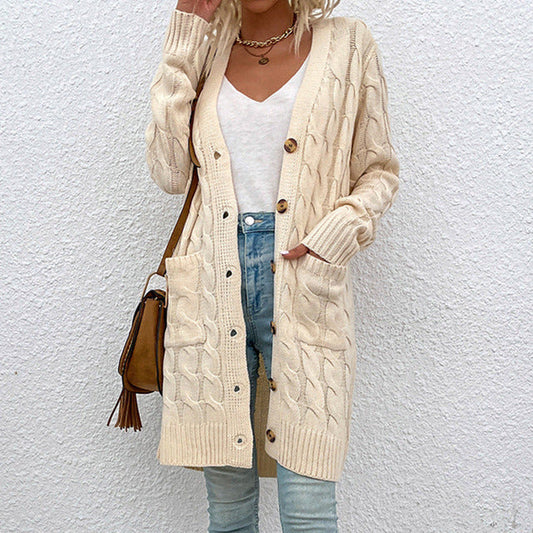 Elegante Strickjacke Damen Mode - IdealeKleiden