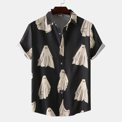 T-shirt homme crâne fleuri tendance été