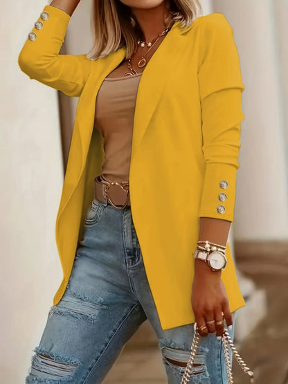 Blazer Élégant Femme Taille Cintrée
