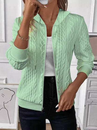Cardigan femme Capuche Chaud Élégant