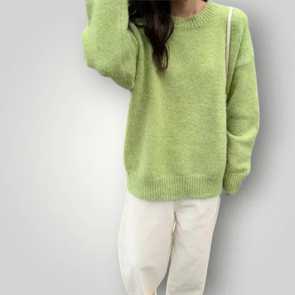 Pull tricoté chaud pour femme