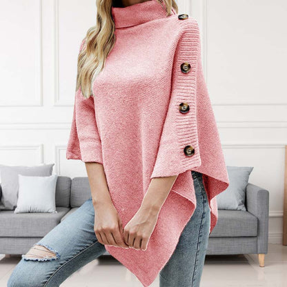 Poncho élégant en acrylique, chaud et chic