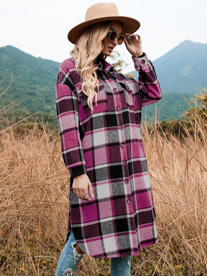 Robe en flanelle pour femme à motif écossais, idéale pour l'hiver