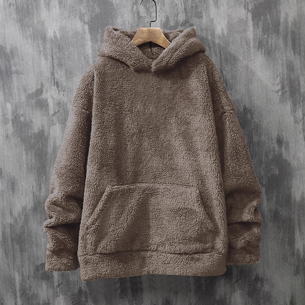 Sweat à capuche polaire douillet femme avec poche