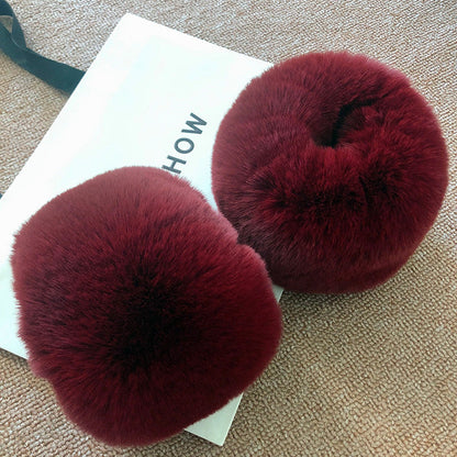 Cache-oreilles pour femmes Doux Peluche Chaud