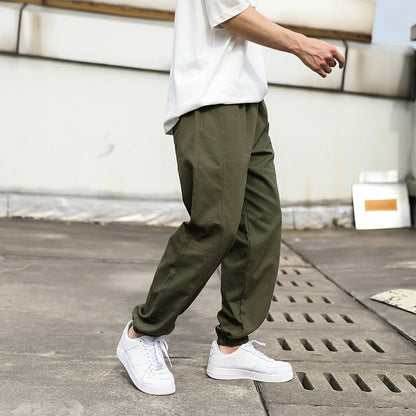 Pantalon cargo confortable pour homme avec taille élastique