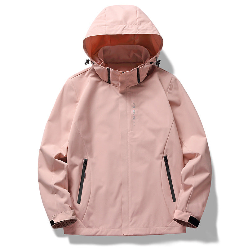 Veste imperméable pour femme avec capuche et matière respirante