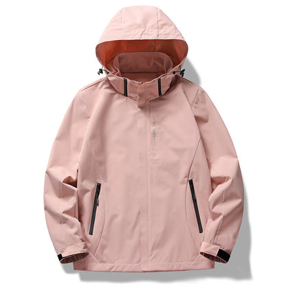 Veste imperméable pour femme avec capuche et matière respirante
