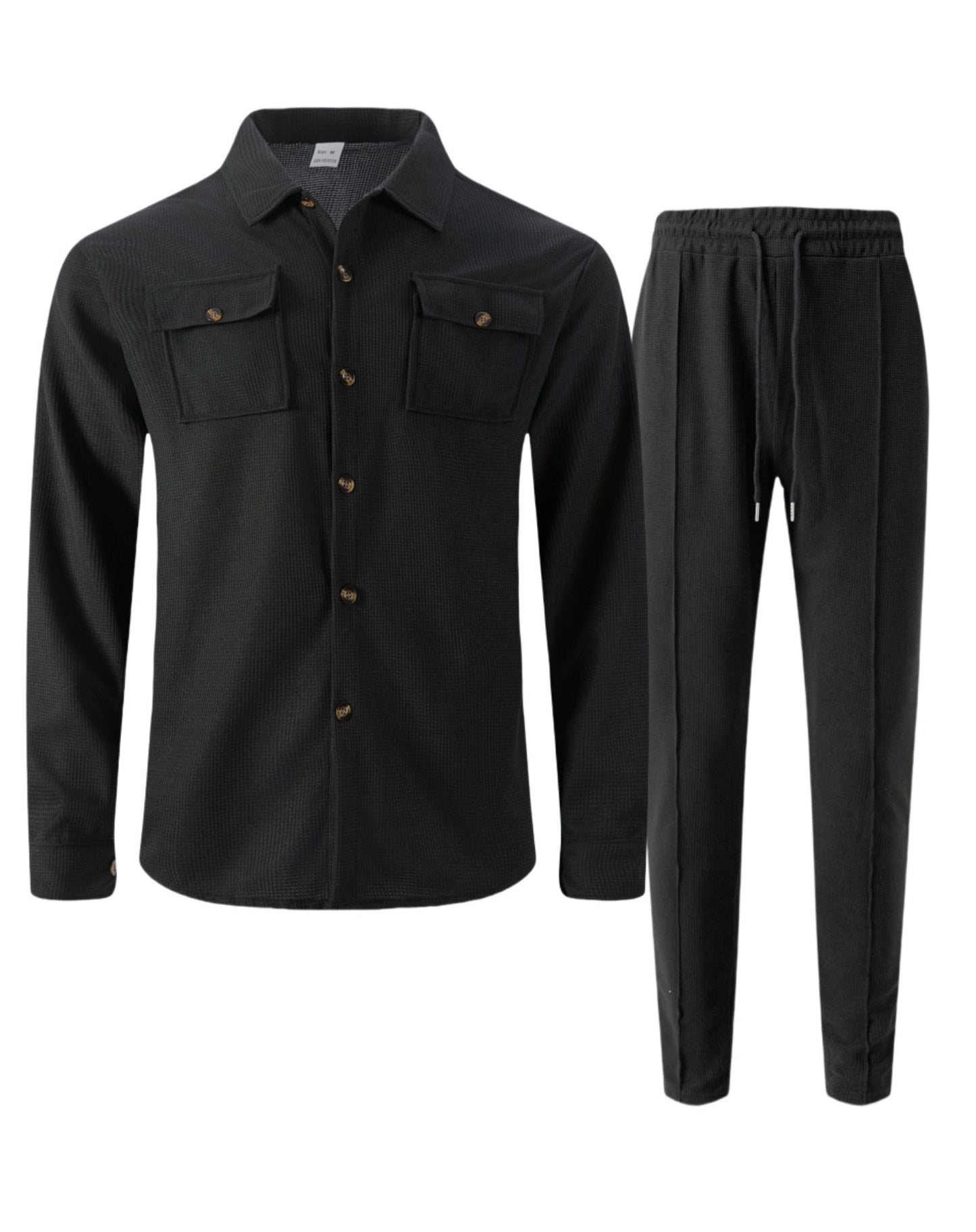 Ensemble de loisirs pour homme à carreaux style moderne