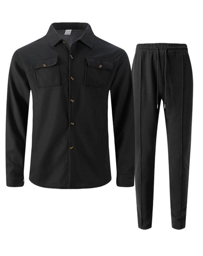 Ensemble de loisirs pour homme à carreaux style moderne