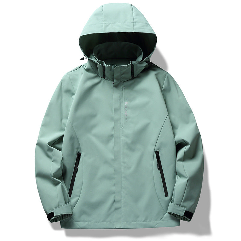 Veste imperméable pour femme avec capuche et matière respirante