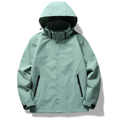 Veste imperméable pour femme avec capuche et matière respirante