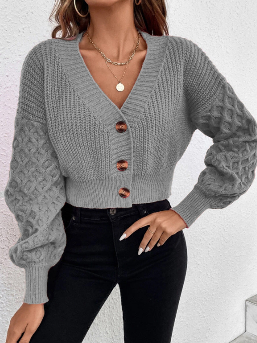 Gilet en maille torsadée coupe élégante