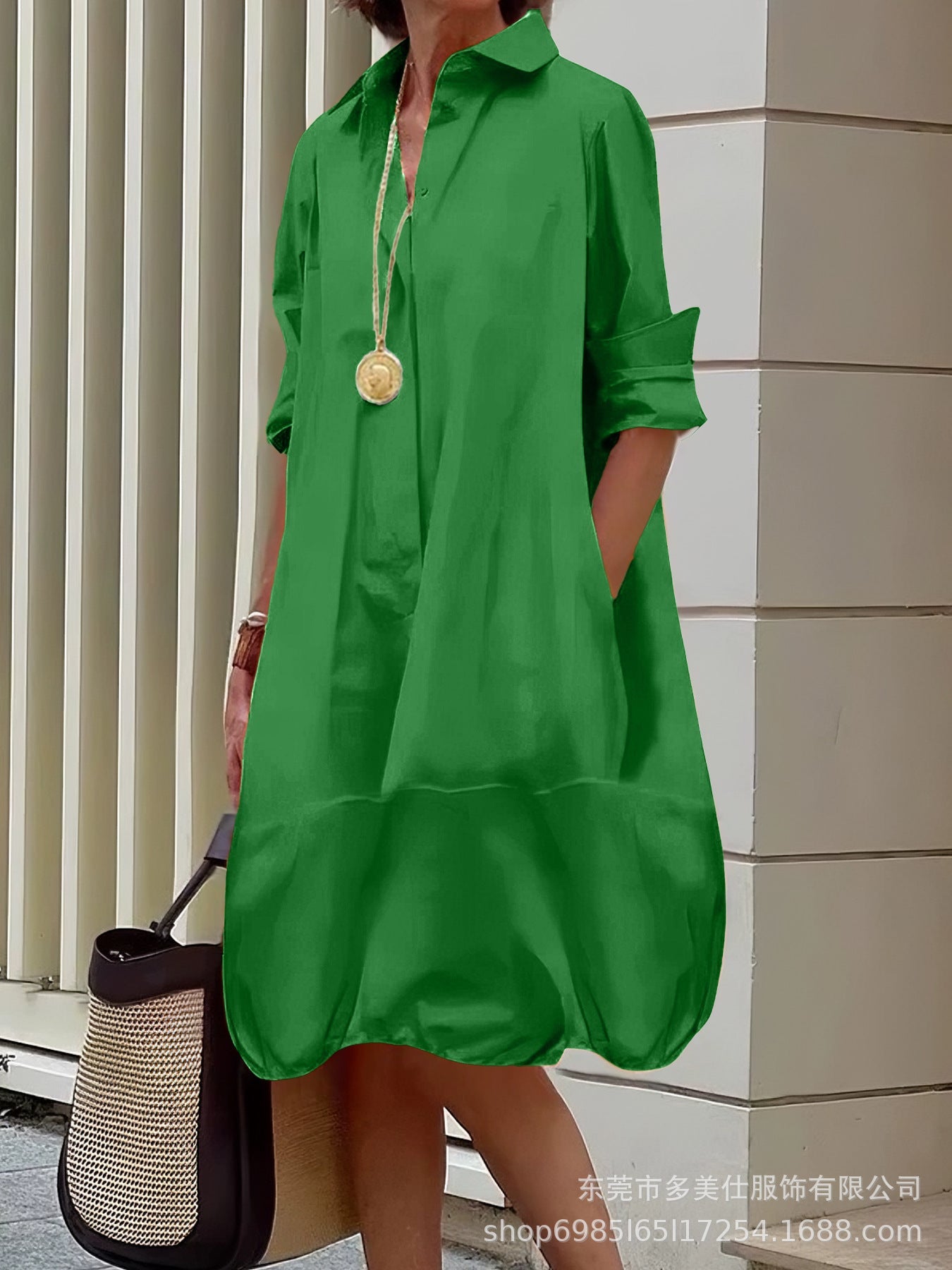 Robe d'été légère pour femme avec poches