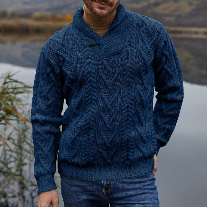Pull Homme Classique Structuré Moderne