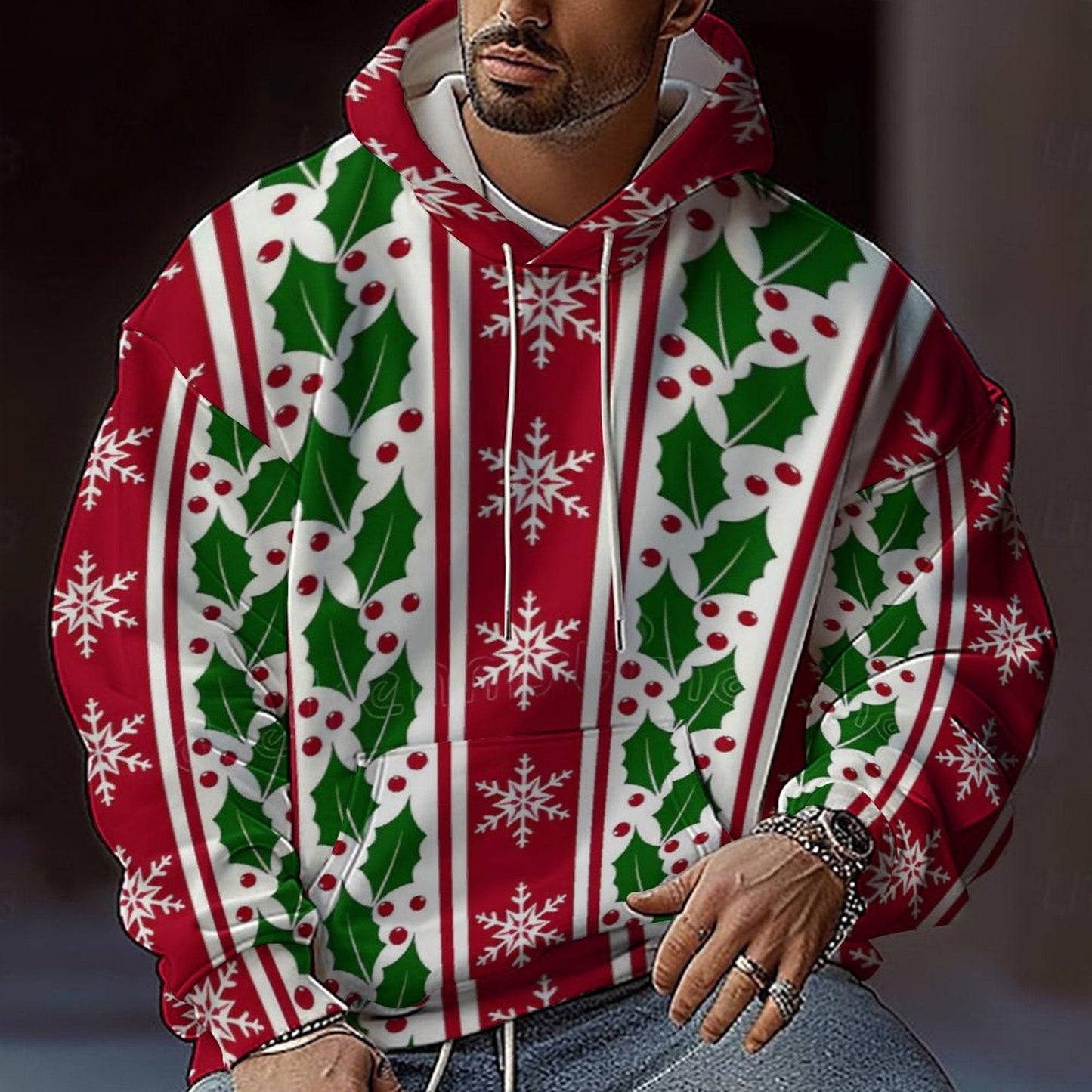 Pull de Noël pour homme Coloré Confortable