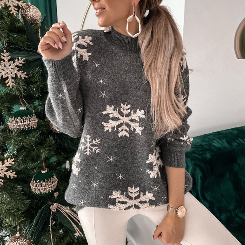 Pull de Noël Motif Rennes Festif
