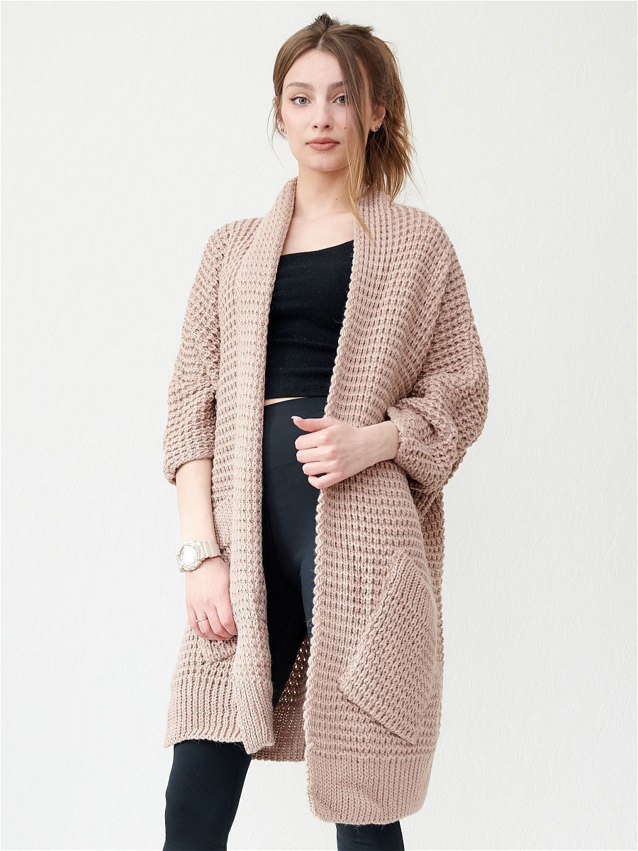 Veste pour femme douce confortable à manches longues