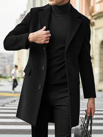 Manteau en laine pour homme Design élégant Classique
