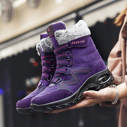 Damen Winterstiefel Kuschelig Warm Rutschfest - IdealeKleiden