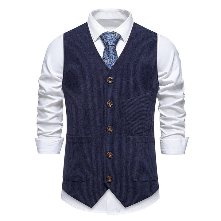 Gilet homme élégant structuré moderne ajusté