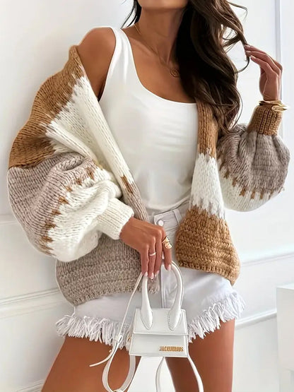 Cardigan multicolore femme