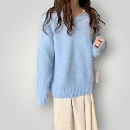 Pull surdimensionné doux et chaud pour femme