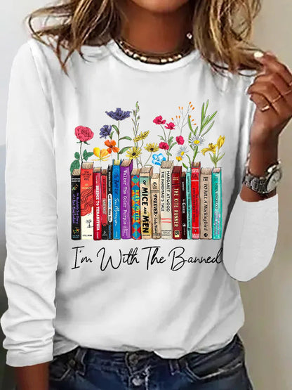 Haut à fleurs pour femmes, manches longues, look romantique