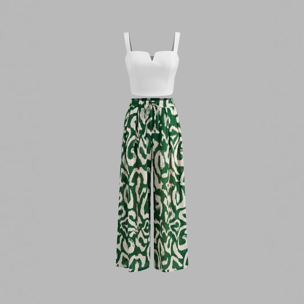 Pantalon femme élégant, taille élastique, coupe confortable