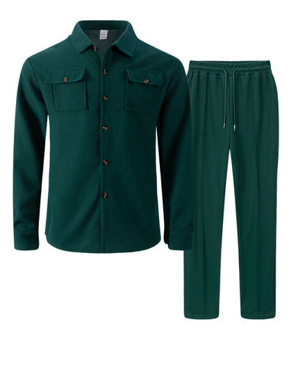 Ensemble de loisirs pour homme à carreaux style moderne