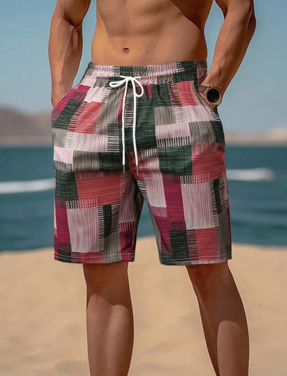 Short de bain pour homme au design graphique moderne