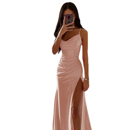 Robe longue élégante de qualité pour femme