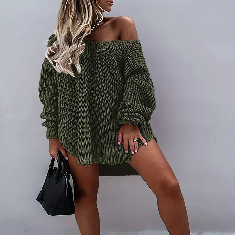 Robe pull femme Oversize Confortable Coupe ample