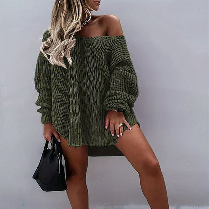 Robe pull femme Oversize Confortable Coupe ample