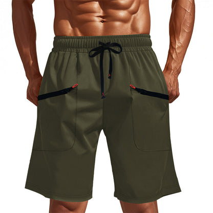 Shorts de sport homme Élastique Multipoches