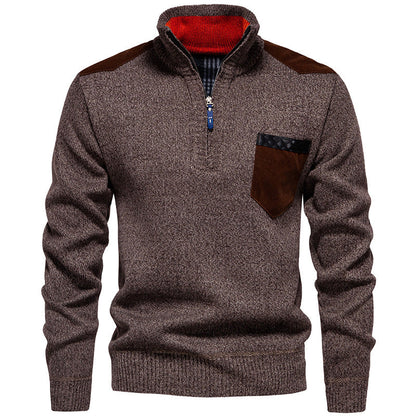 Pull pour homme col montant moderne pratique
