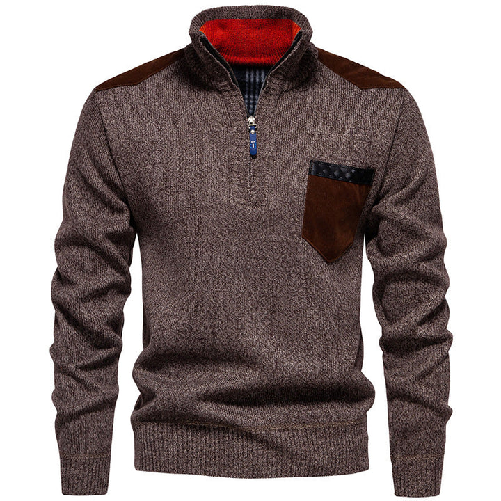 Pull pour homme col montant moderne pratique