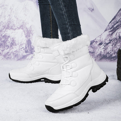 Chaussures Femme Bottes Hauteur Cheville Intérieur Polaire