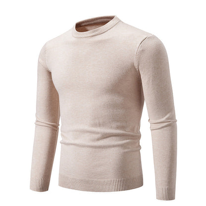 Pull fin pour homme col rond design élégant