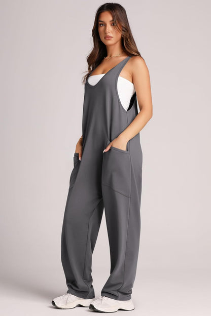 Combinaison femme confort avec grandes poches et tissu stretch