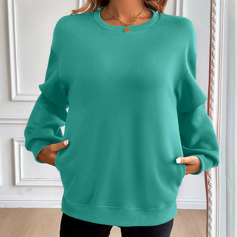 Nora - Sweat-shirt confortable avec poches avant