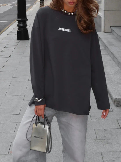 Sweat-shirt Oversize Femme Sportif Grande taille
