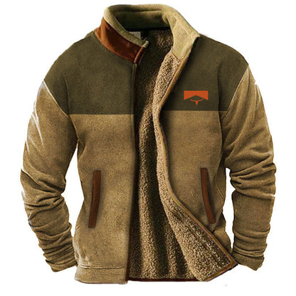 Veste polaire mérinos chaude pour homme