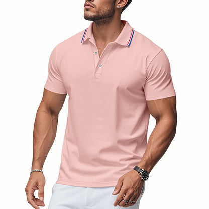 Polo pour homme Col moderne Régulation de l'humidité