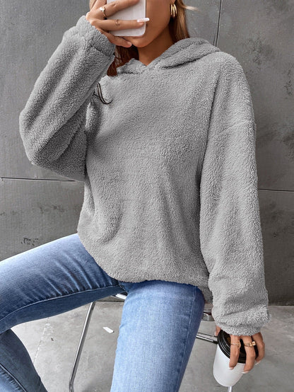 Sweat à capuche polaire doux