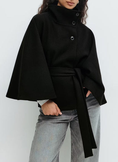 Trench-coat homme élégant col montant classique