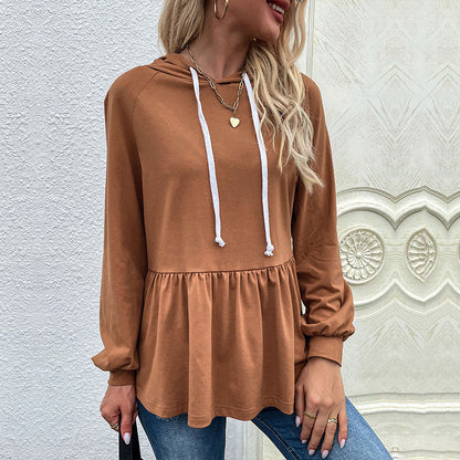 Sweat-shirts stylés pour femmes à volants