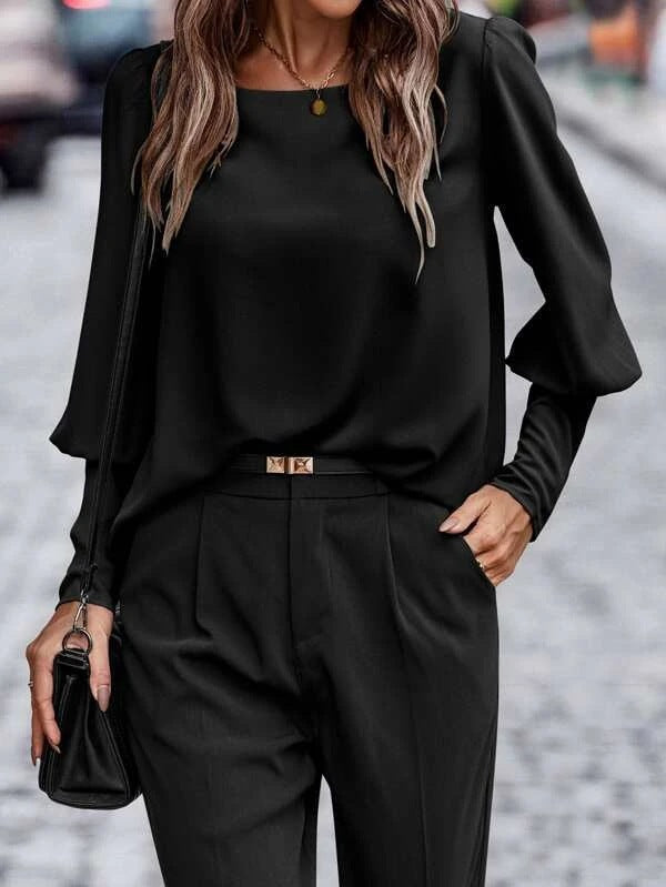 Haut manches longues femme Élégant Stylé