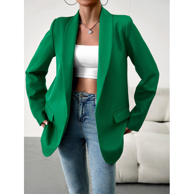 Blazer cintré élégant long pour femme